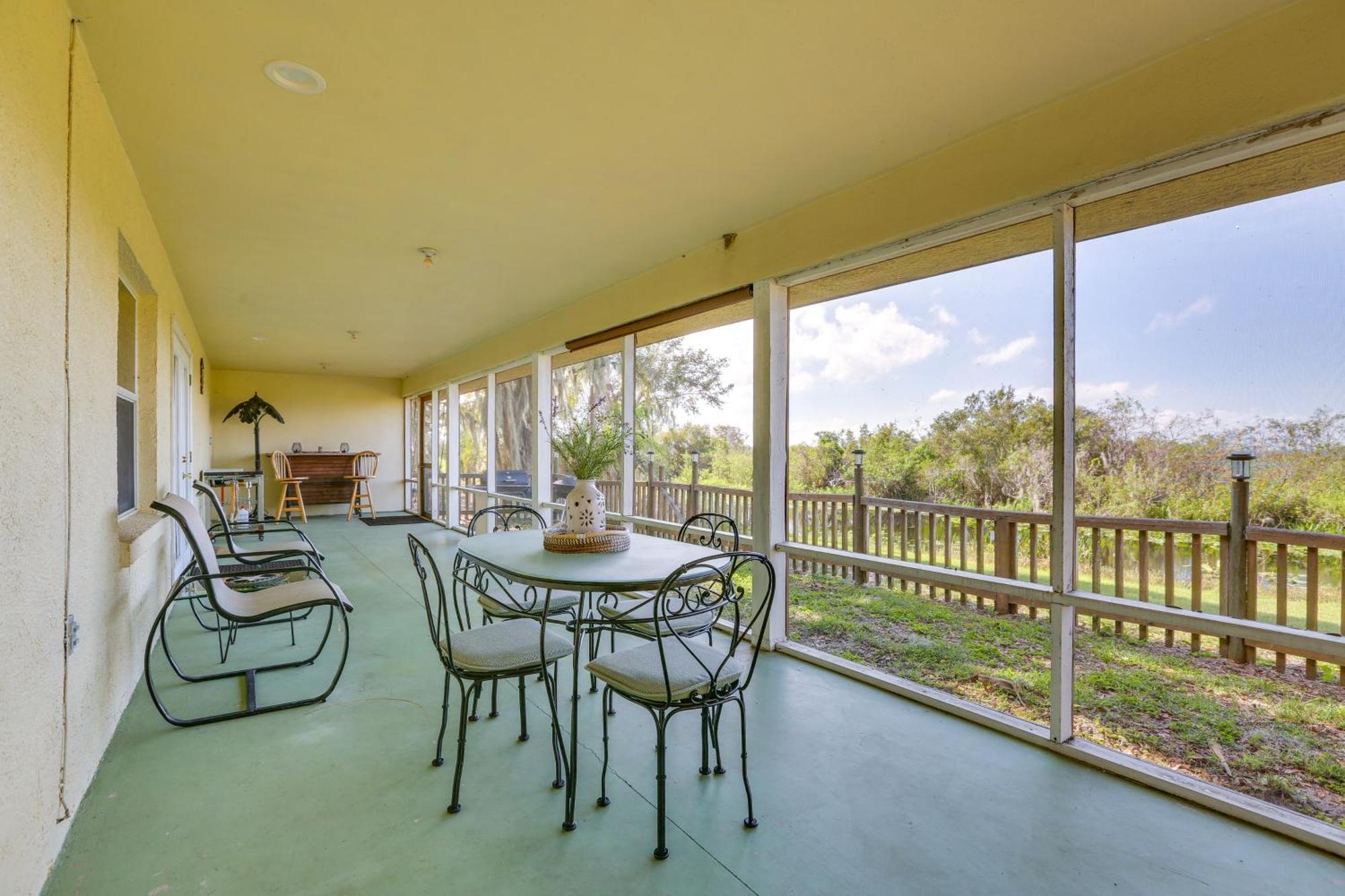 Lush Lorida Home On Lake Istokpoga Sebring Exterior foto